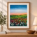Wildflower Hills — A4 Art Print