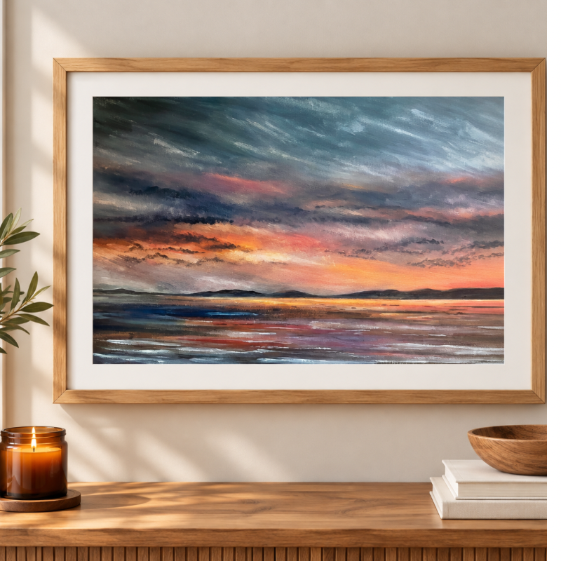 Evening Tide — A4 Art Print