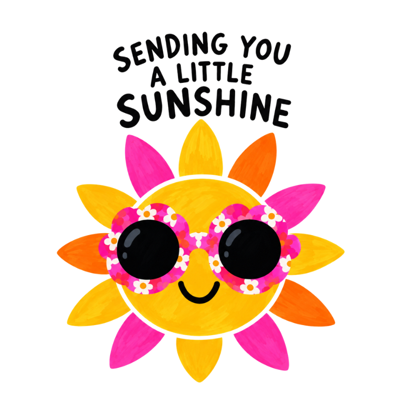 Big Happy - Sending You a Little Sunshine – Thinking of You Card