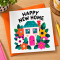 Big Happy - Happy New Home – Colourful House Card