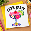 Big Happy - Let’s Party – Cocktail Celebration Card