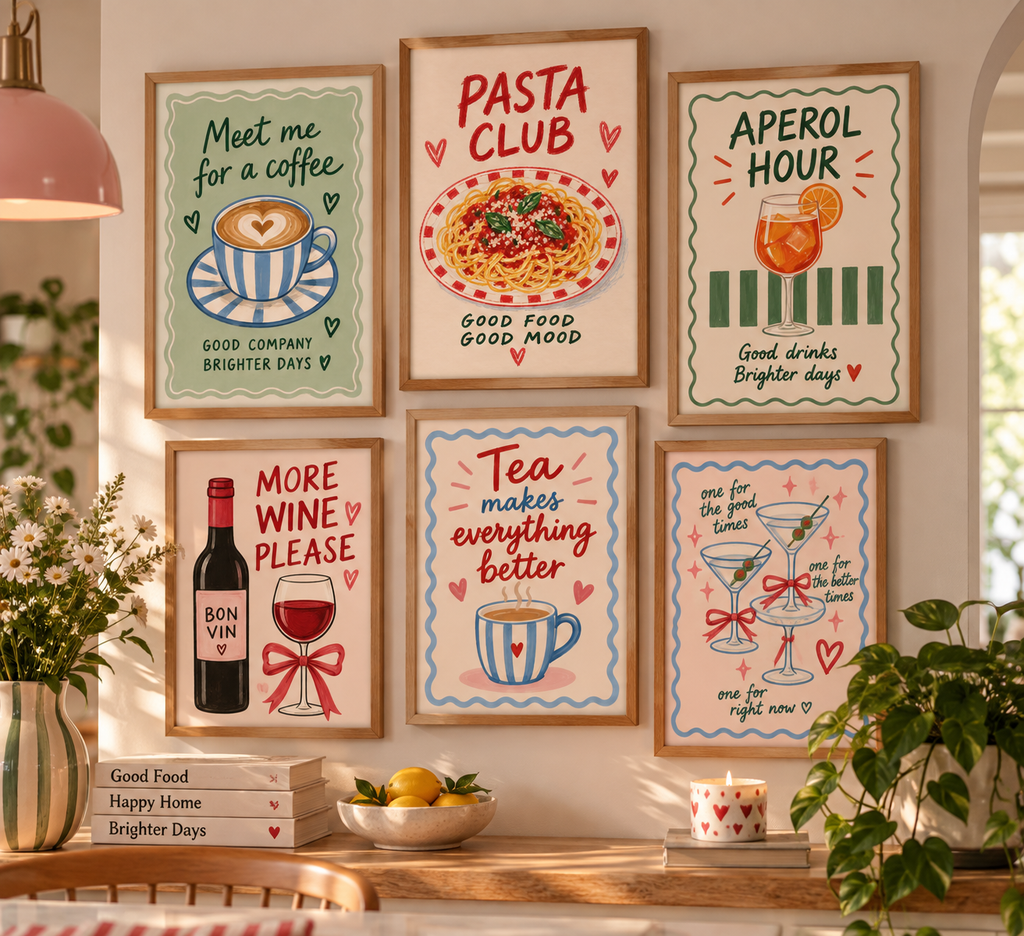 One for the Good Times Cocktail Art Print – Fun Martini Wall Art