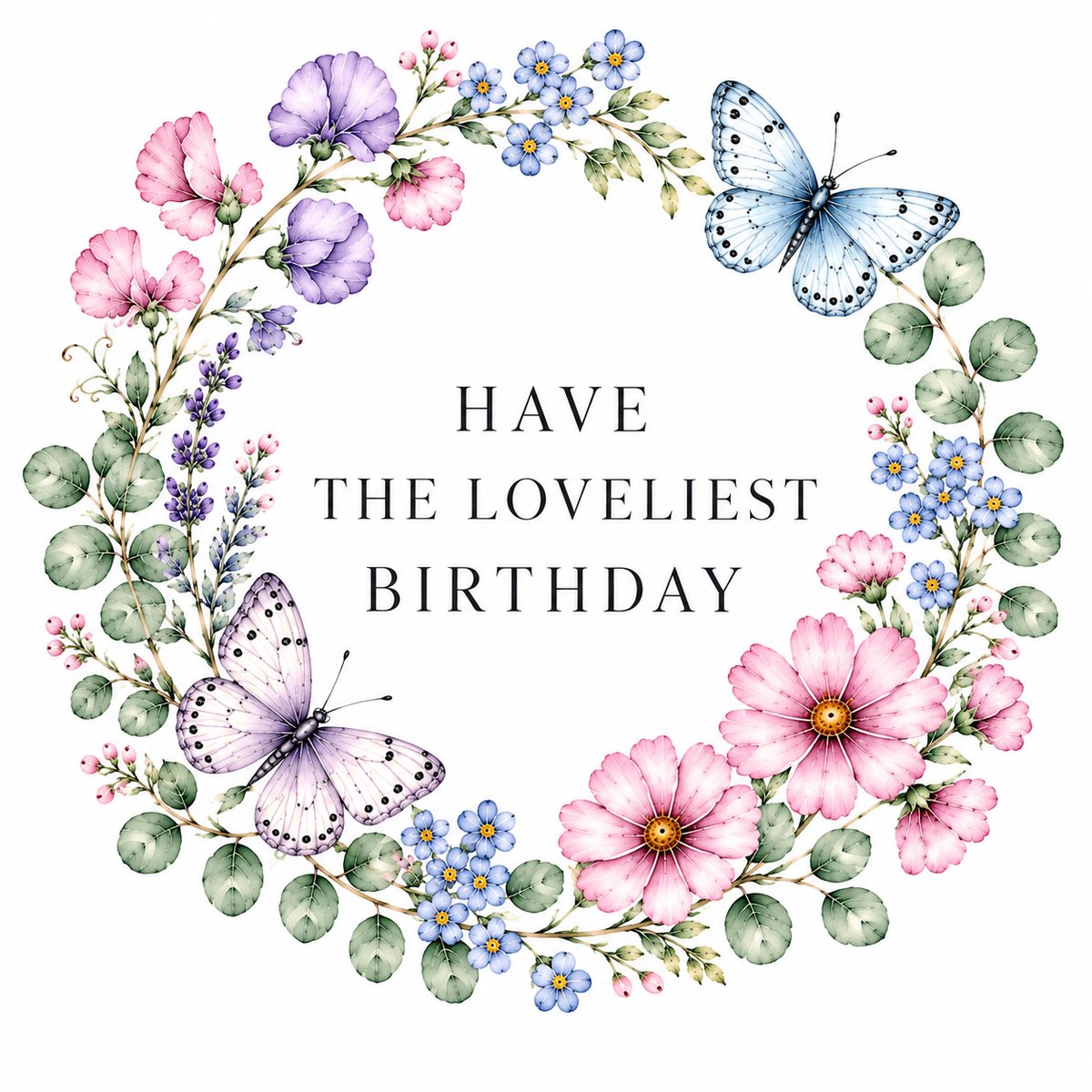 Wild Blooms Have the Loveliest Birthday Card