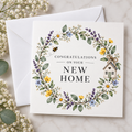 Wild Blooms Congratulations on Your New Home Card