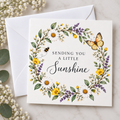 Wild Blooms Sending You a Little Sunshine Card