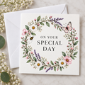 Wild Blooms On Your Special Day Card