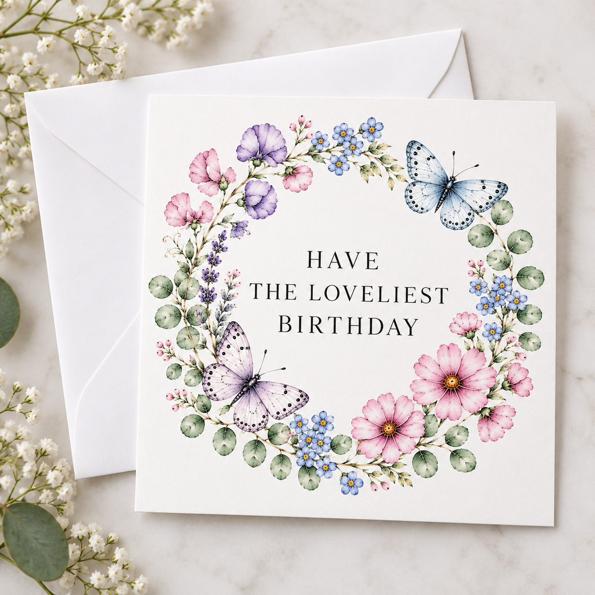 Wild Blooms Have the Loveliest Birthday Card