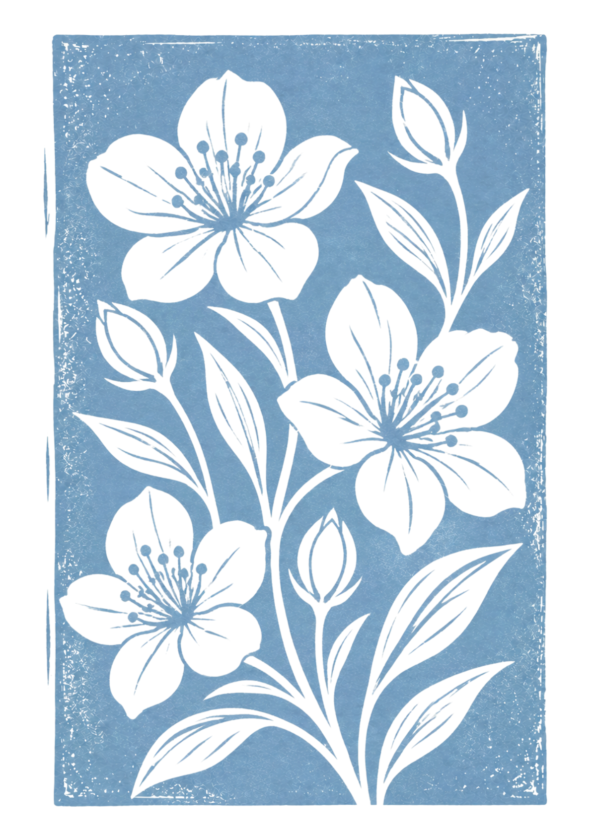 Botanical Blossom Greeting Card