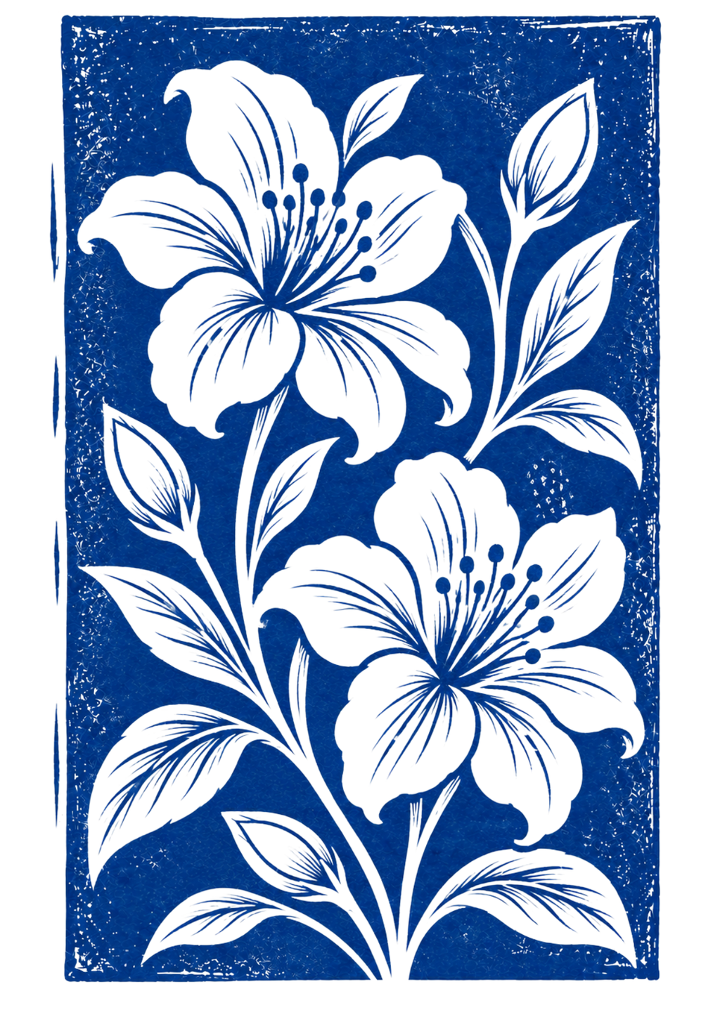 Botanical Lily Greeting Card