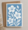 Botanical Blossom Greeting Card