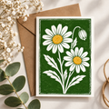 Botanical Daisy Greeting Card