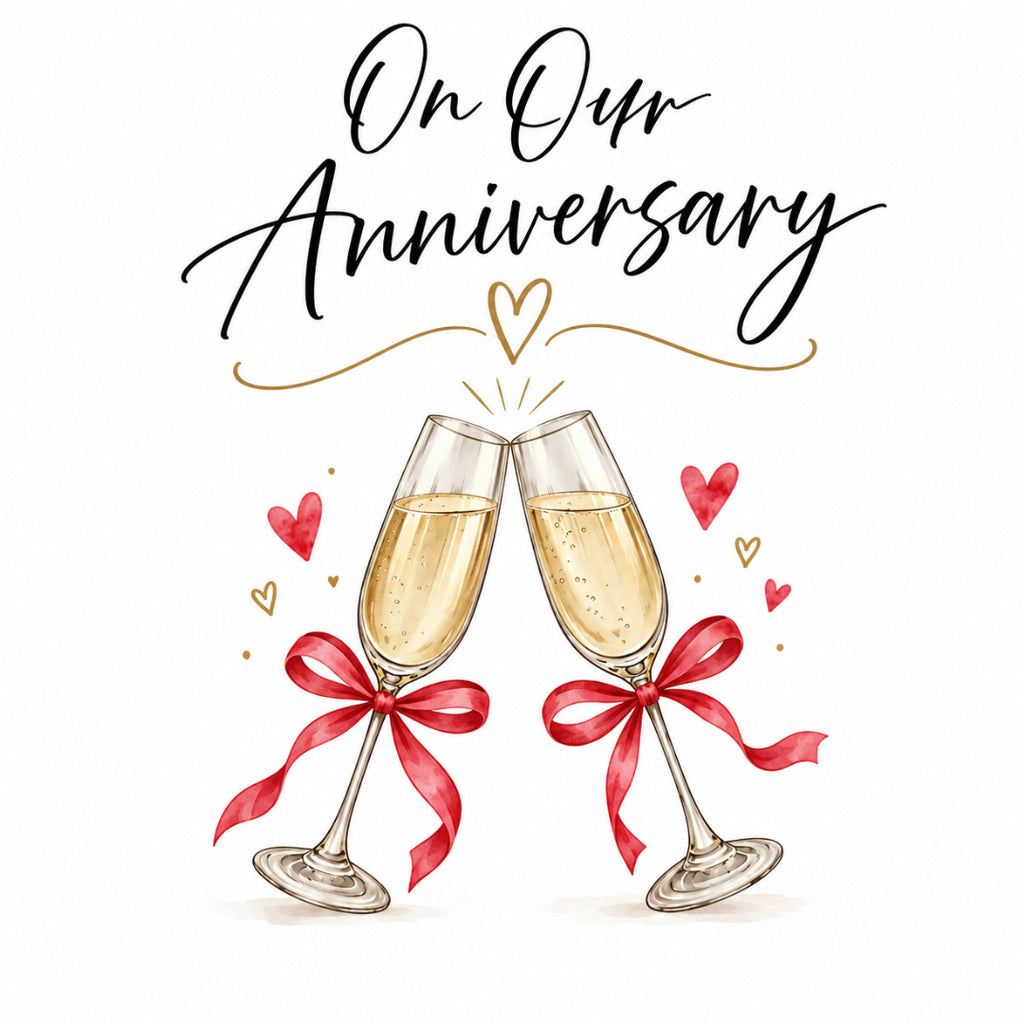 Cheers to Our Anniversary Card