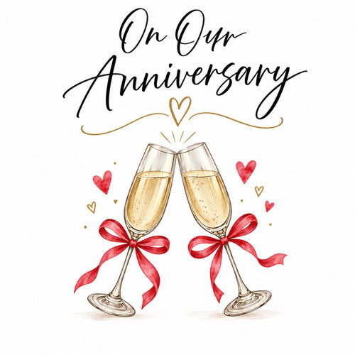 Cheers to Our Anniversary Card