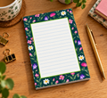 Thistle & Bell Collection - Wild Meadow A6 Note Pad, To Do List