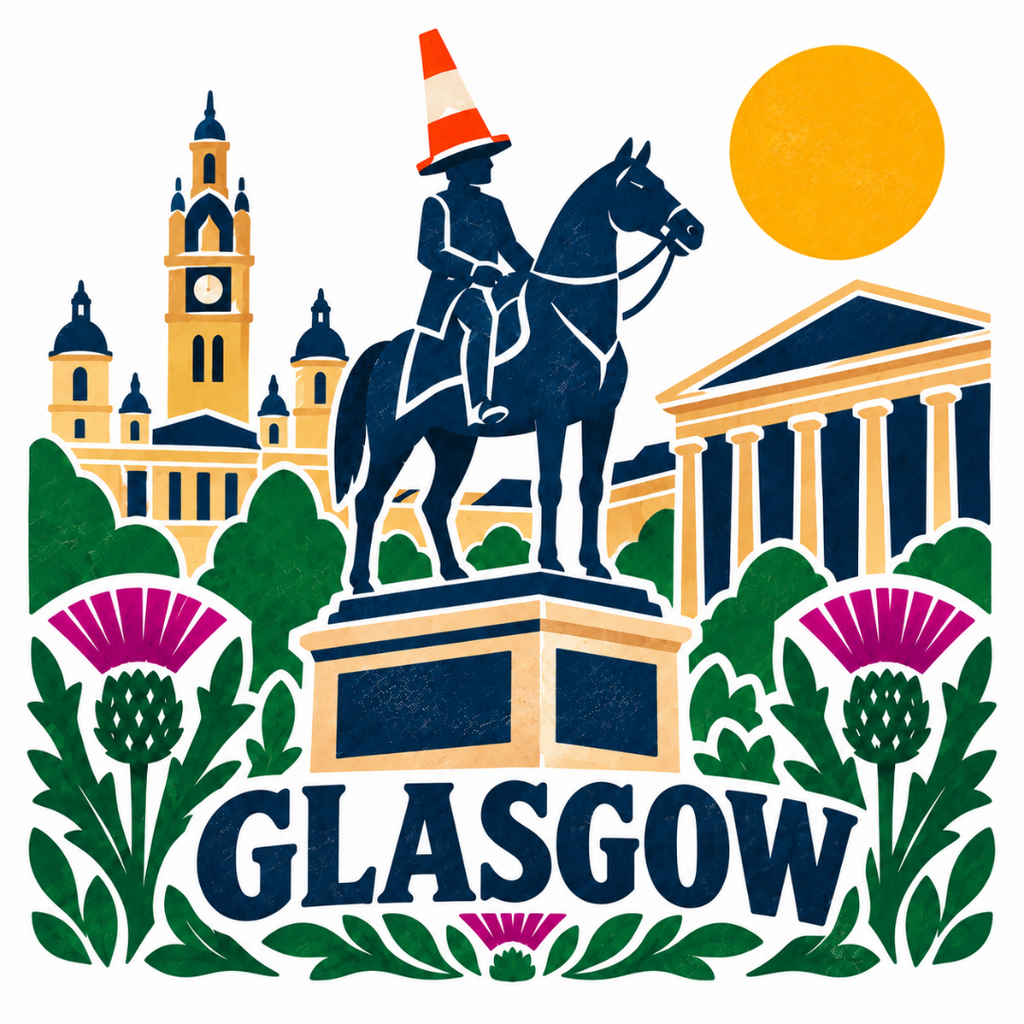 Bonnie Scotland - 
Glasgow  Greeting Card