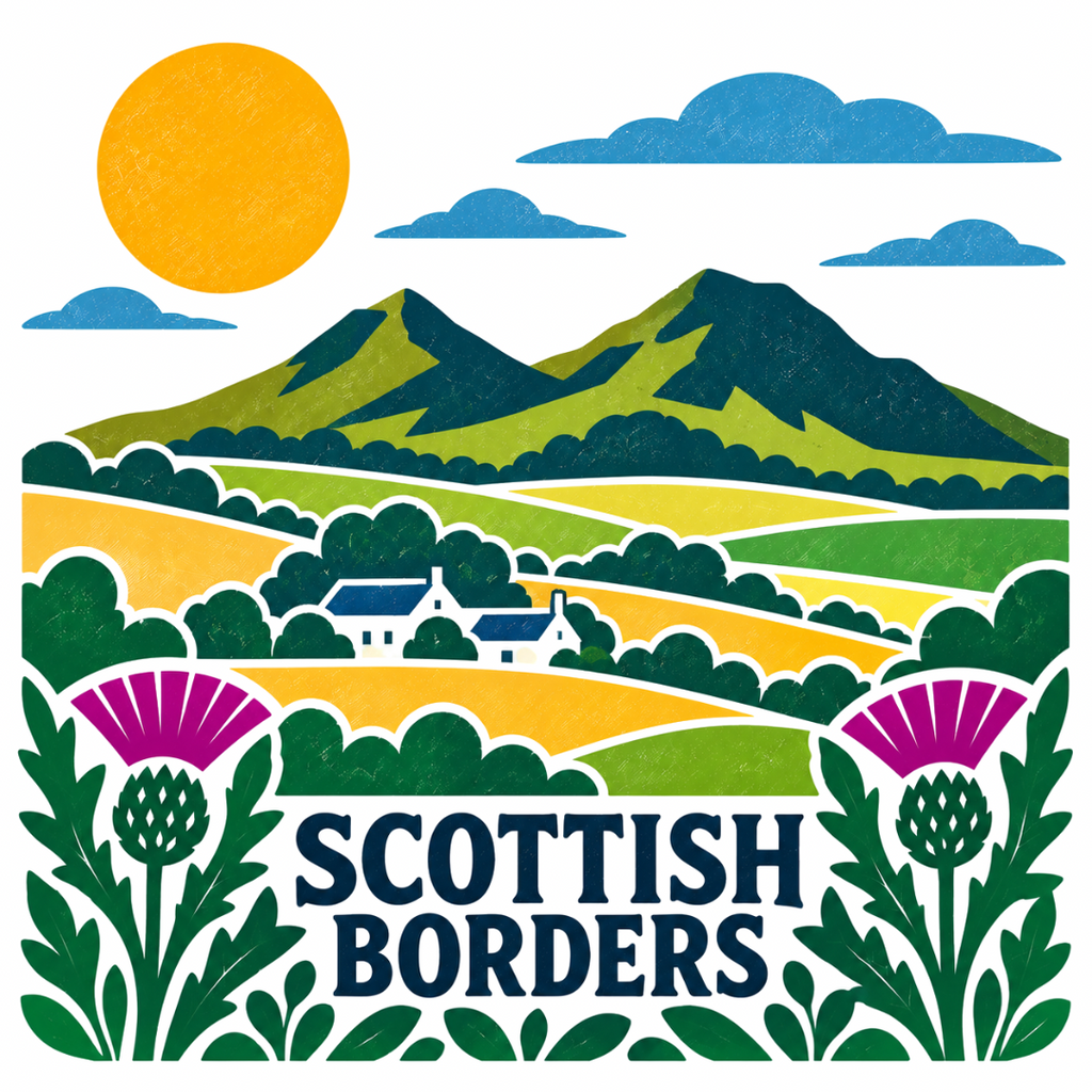 Bonnie Scotland - 
Scottish Borders Greeting Card