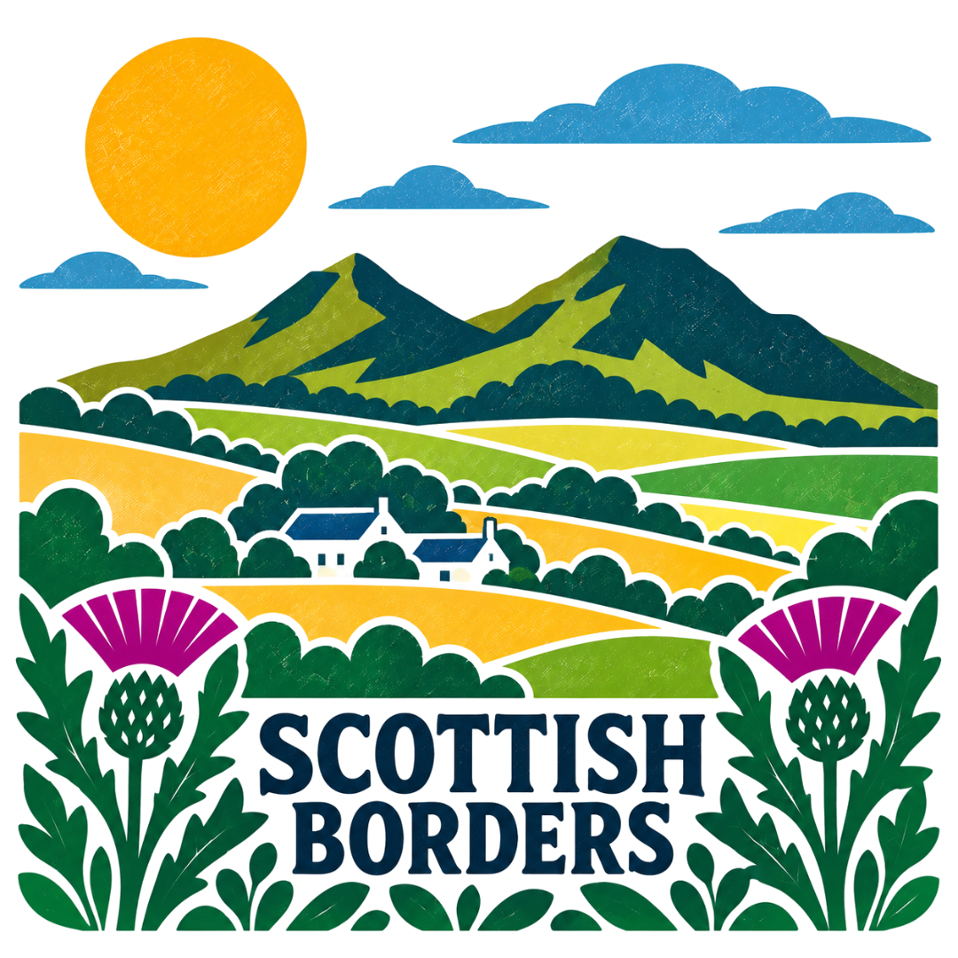 Bonnie Scotland - 
Scottish Borders Greeting Card