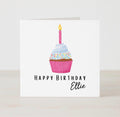 Personalised Birthday Cake Card