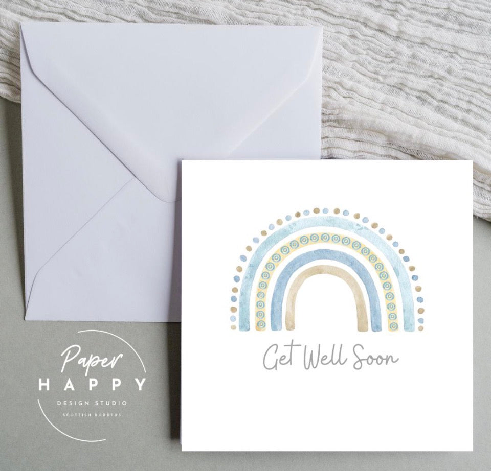 Rainbow Get Well Card