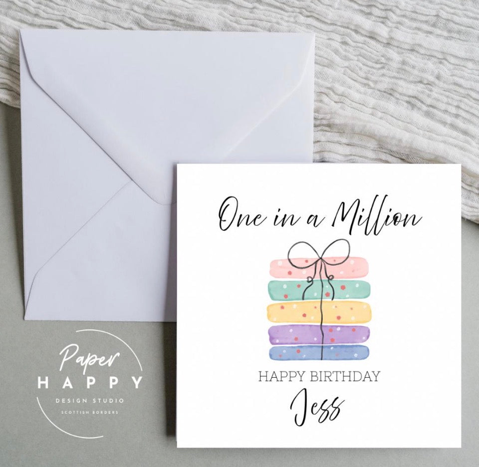 Personalised Birthday Card