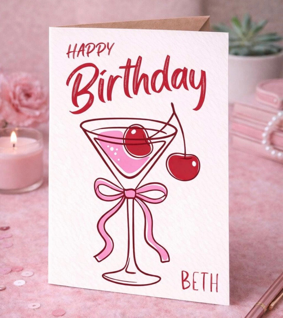 Personalised Birthday Card