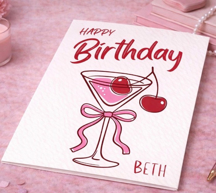 Personalised Birthday Card