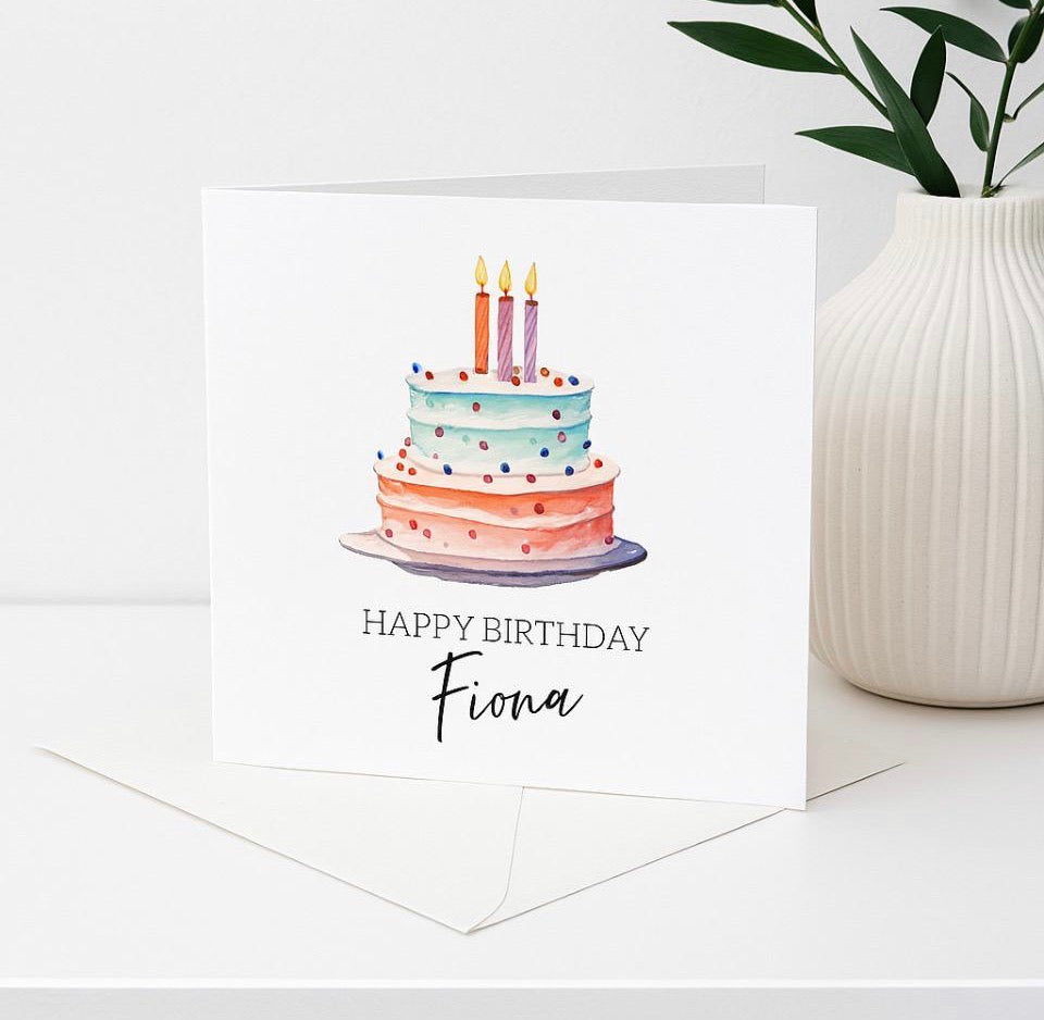 Personalised Birthday Card