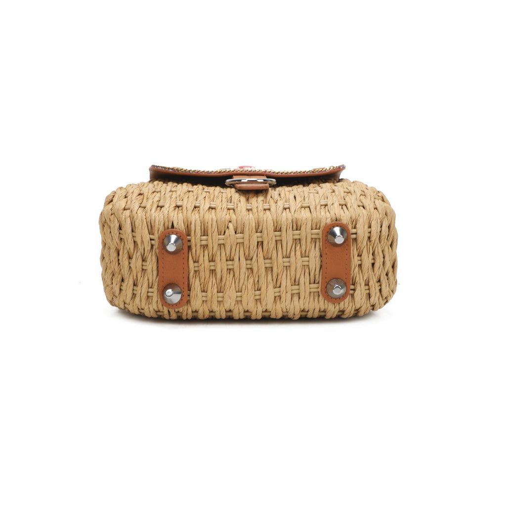 Straw Crossbody Bag